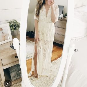 Socialite Lace Overlay Romper